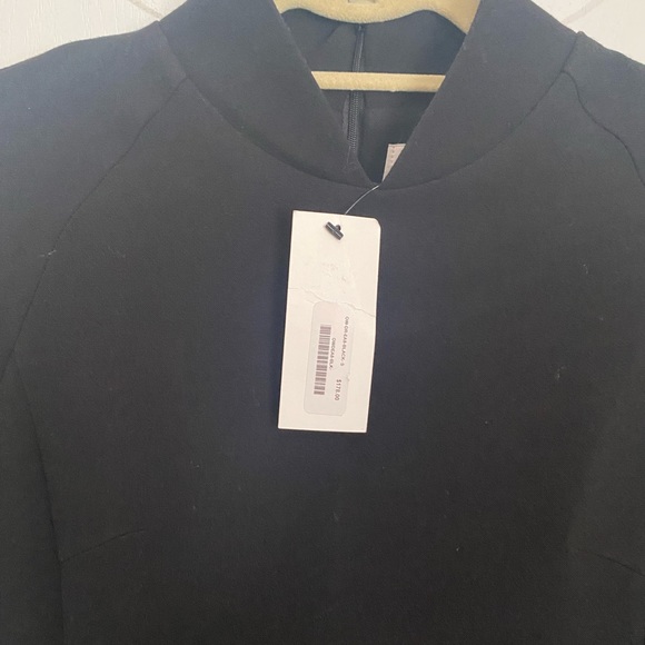 NWT Oak+ Fort Mandarin neckline l/s black dress - Picture 3 of 4